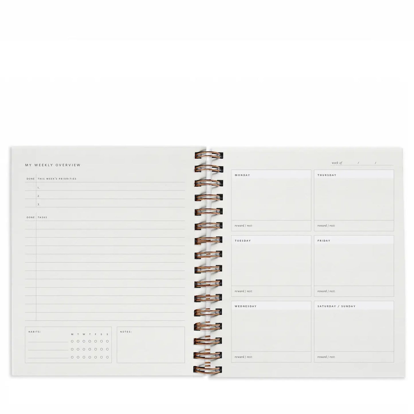 Quarterly Overview Planner