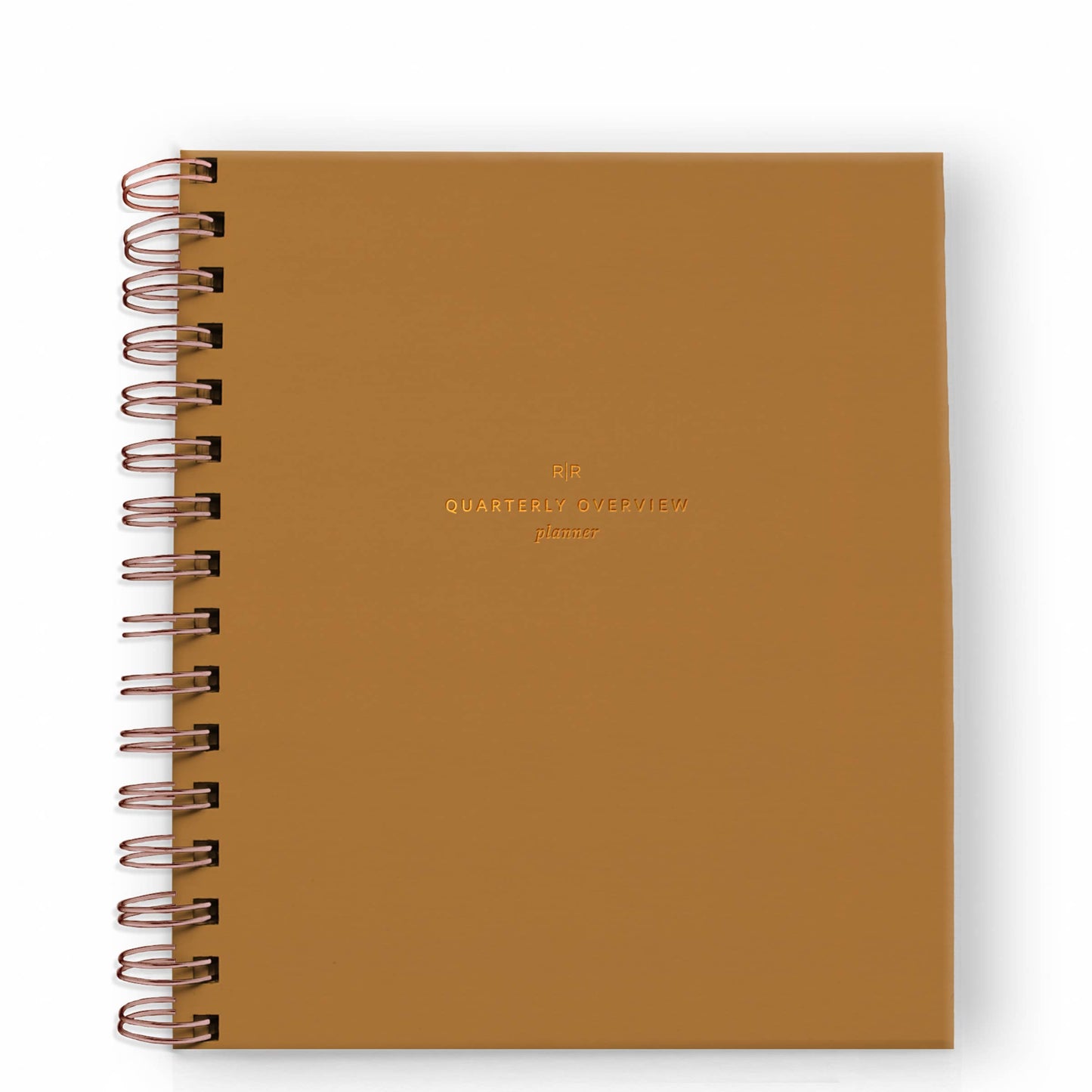 Quarterly Overview Planner in Mustard