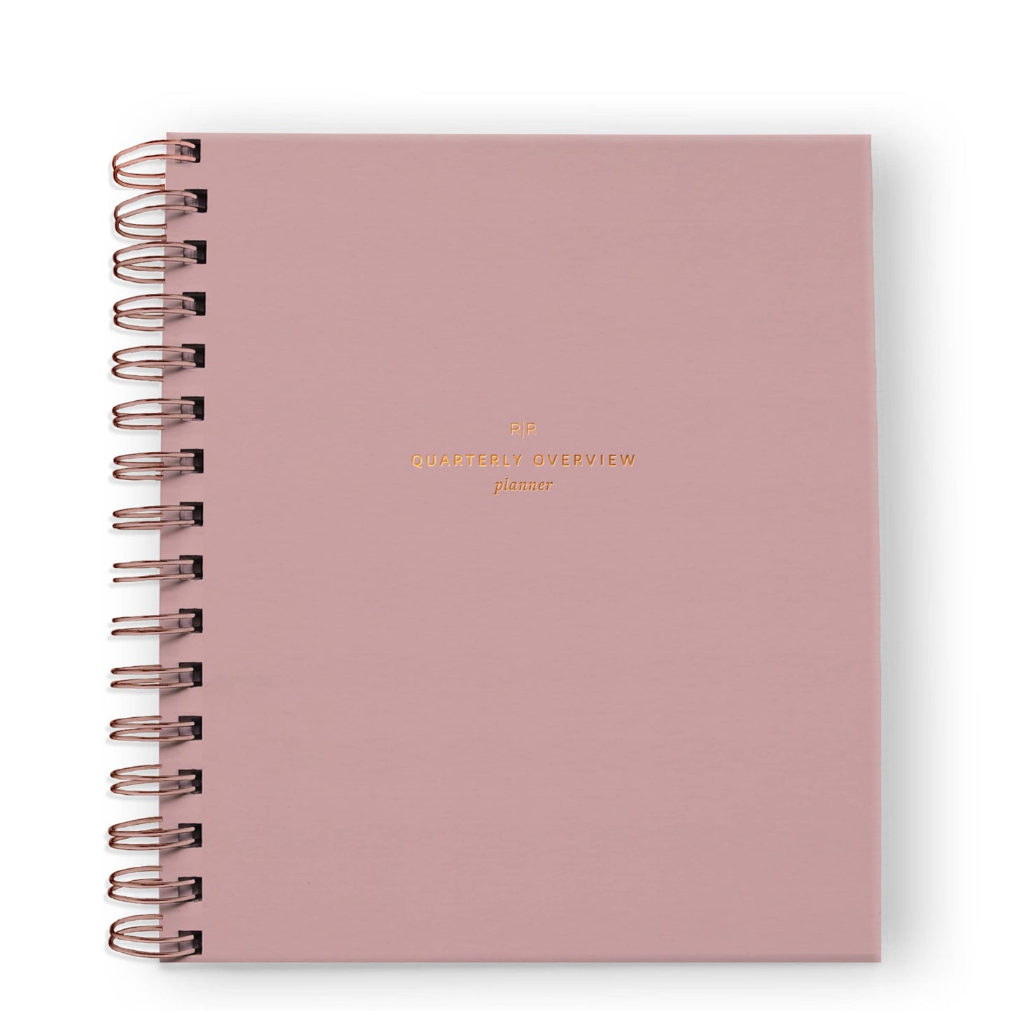 Quarterly Overview Planner in Mustard