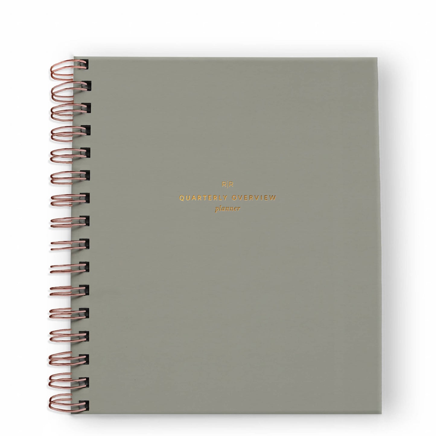 Quarterly Overview Planner in Mustard