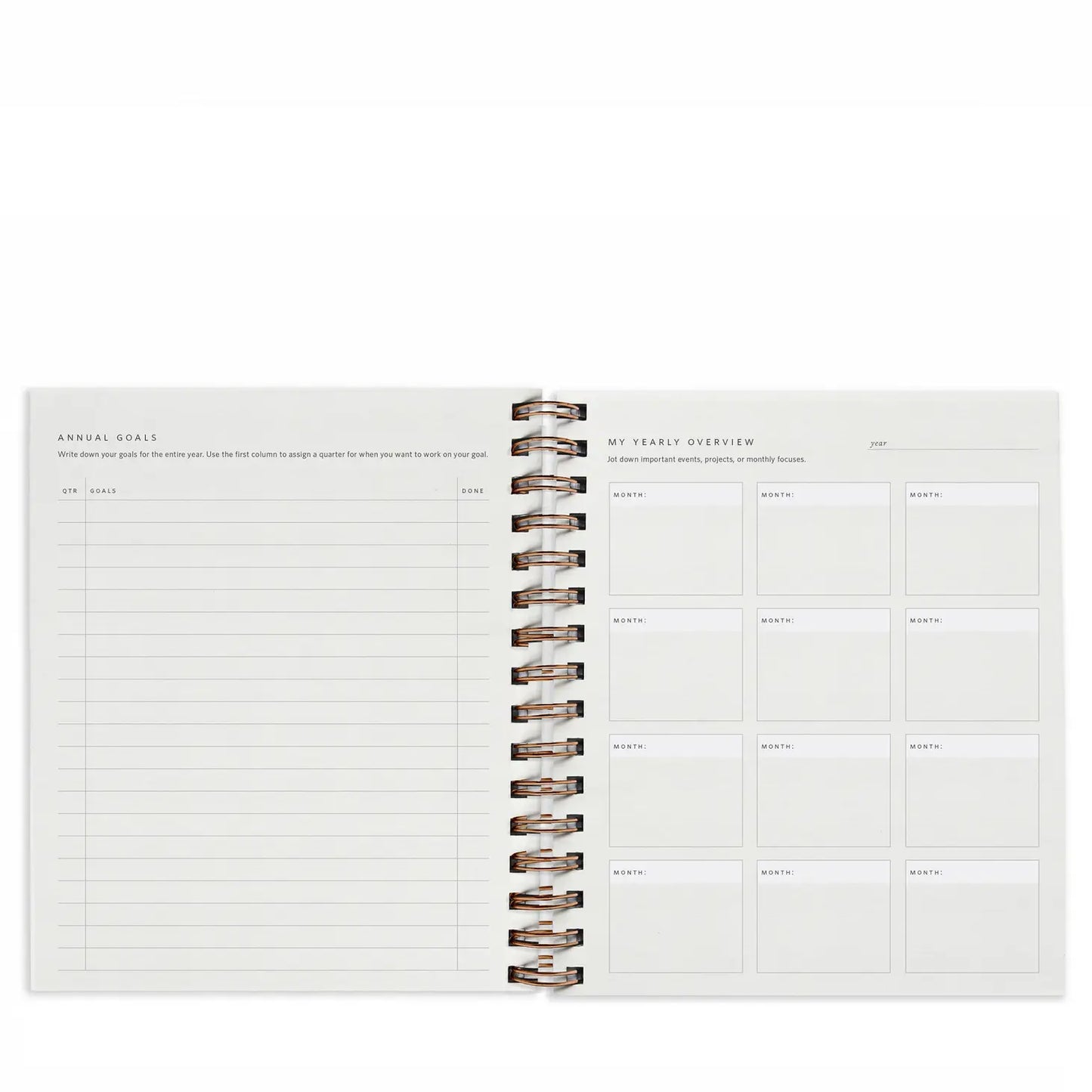 Quarterly Overview Planner