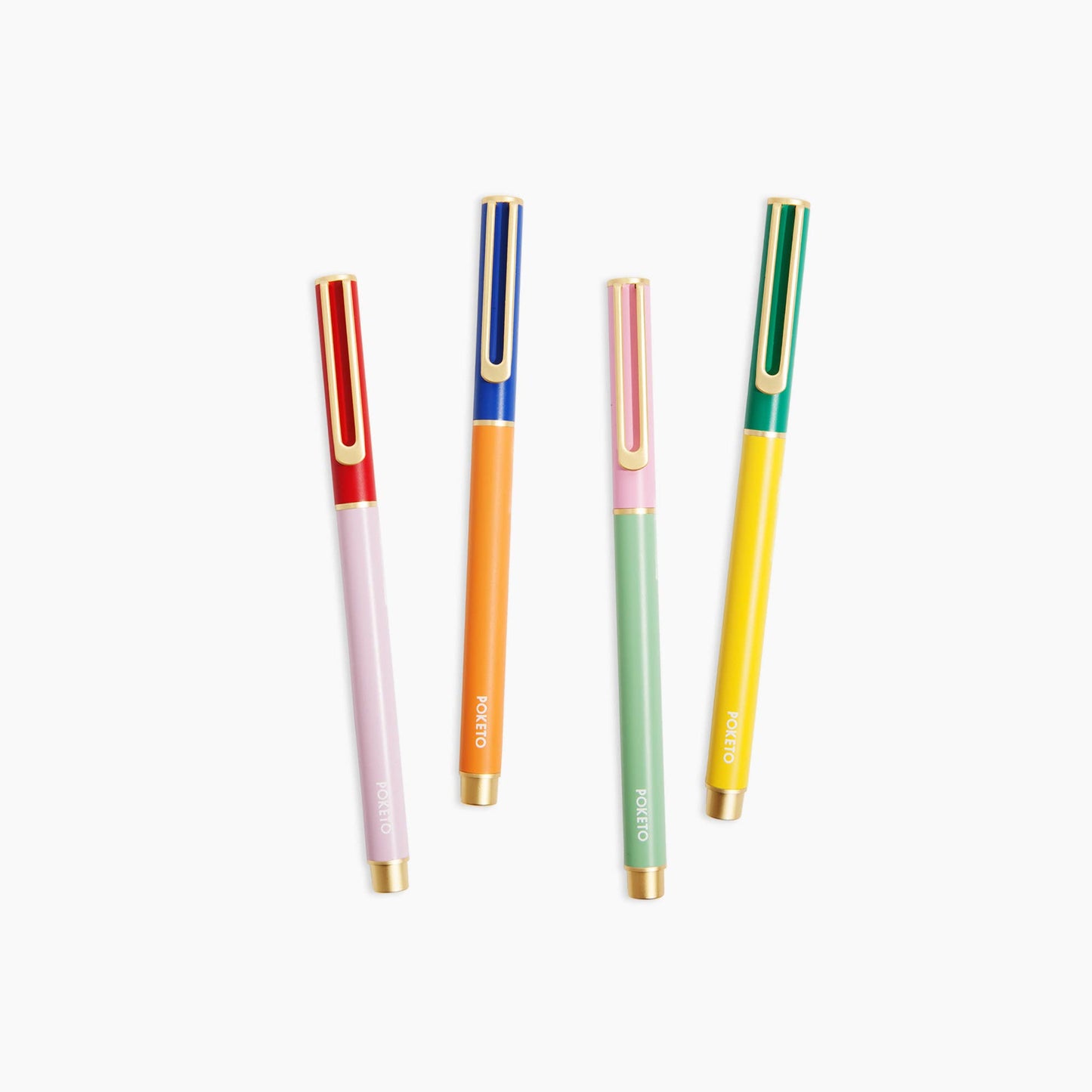 Colorblock Cap Pen Set of 4