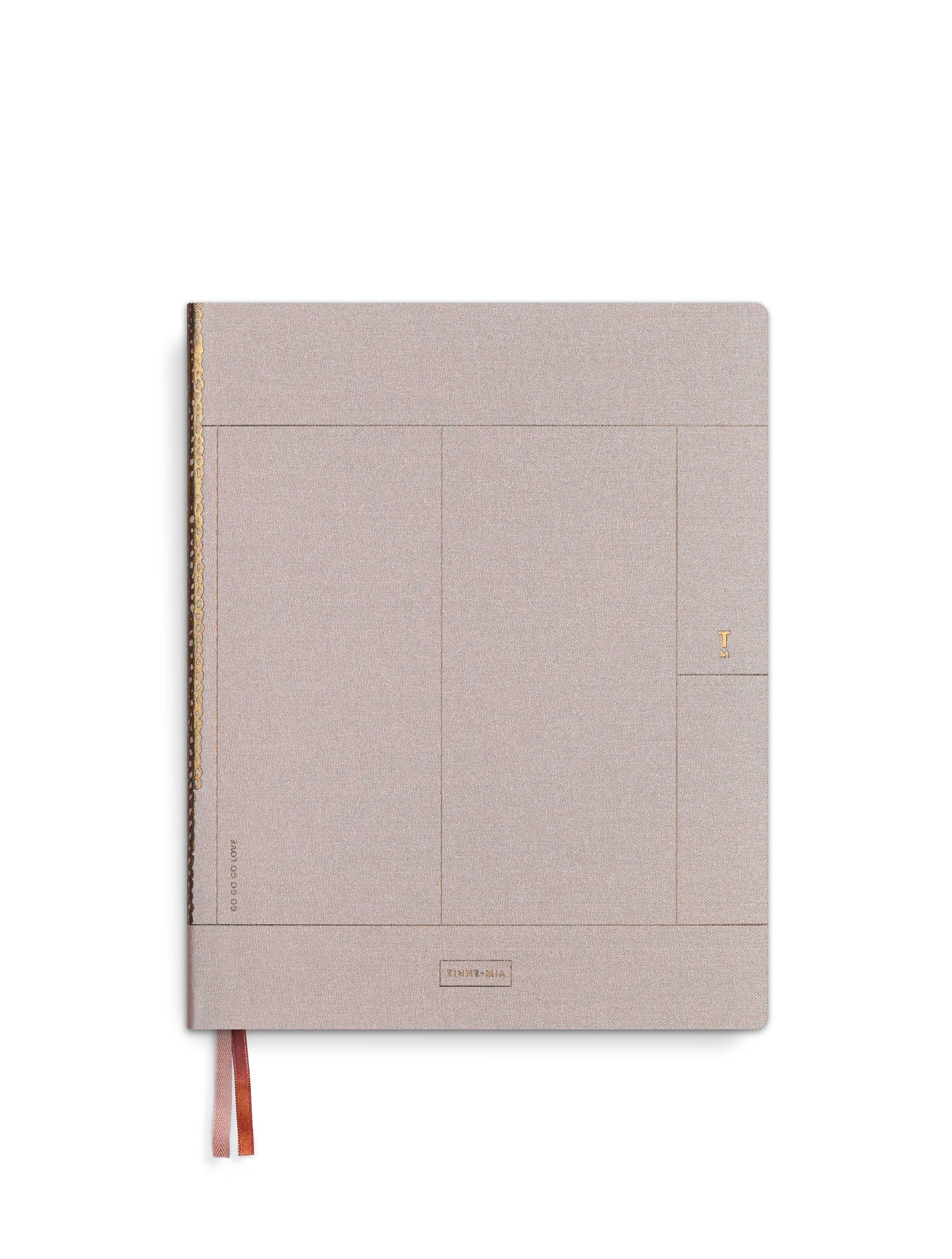 Rose Pale Linen Journal