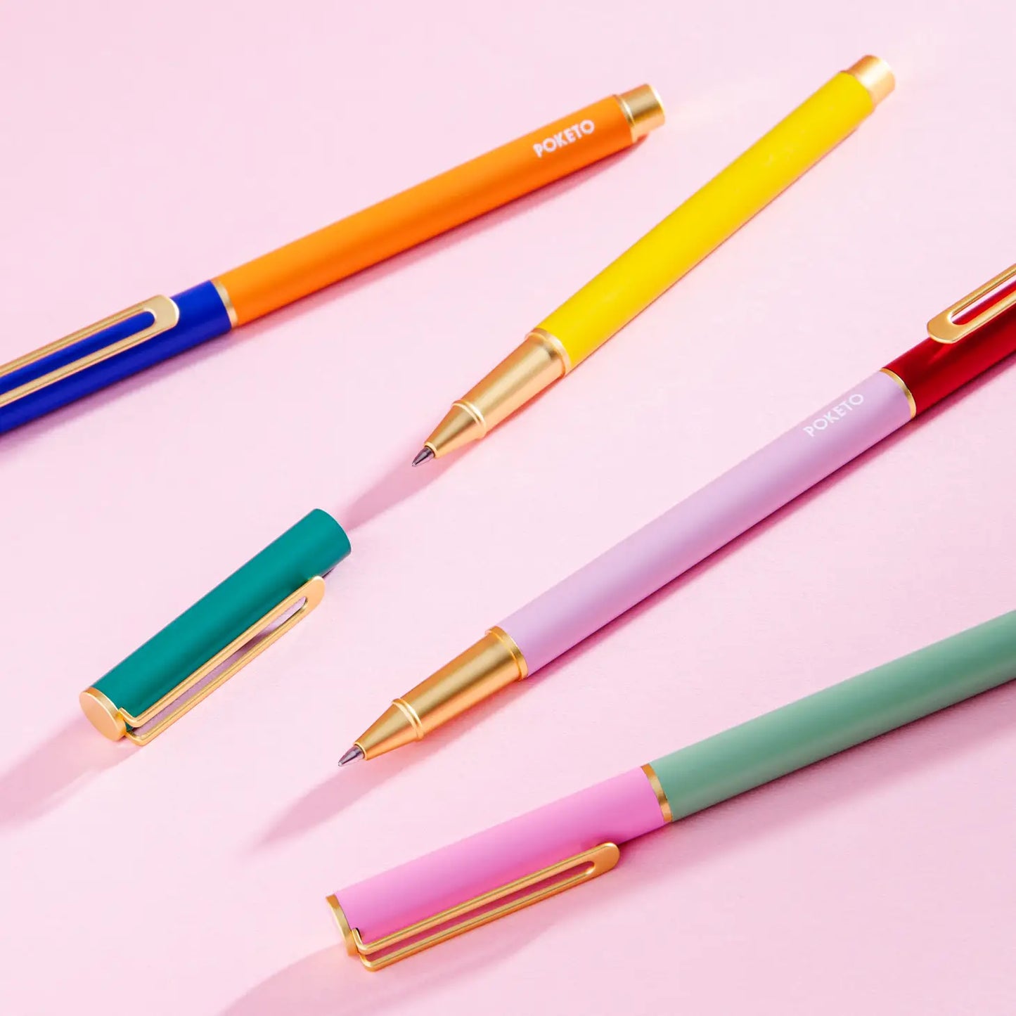 Colorblock Cap Pen Set of 4