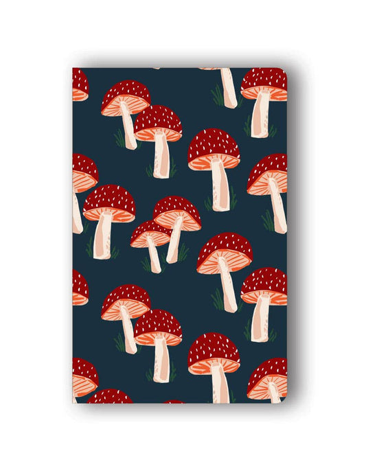 Navy Mushrooms Notebook | Layflat, Lined