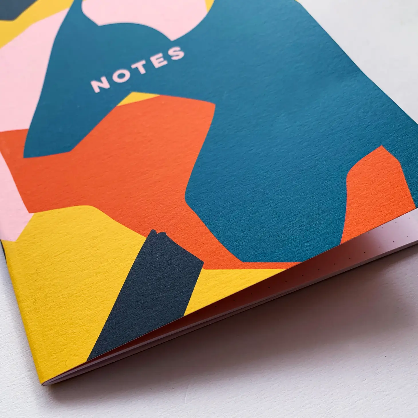 Pink Cut-Out Shapes Notebook | Lined